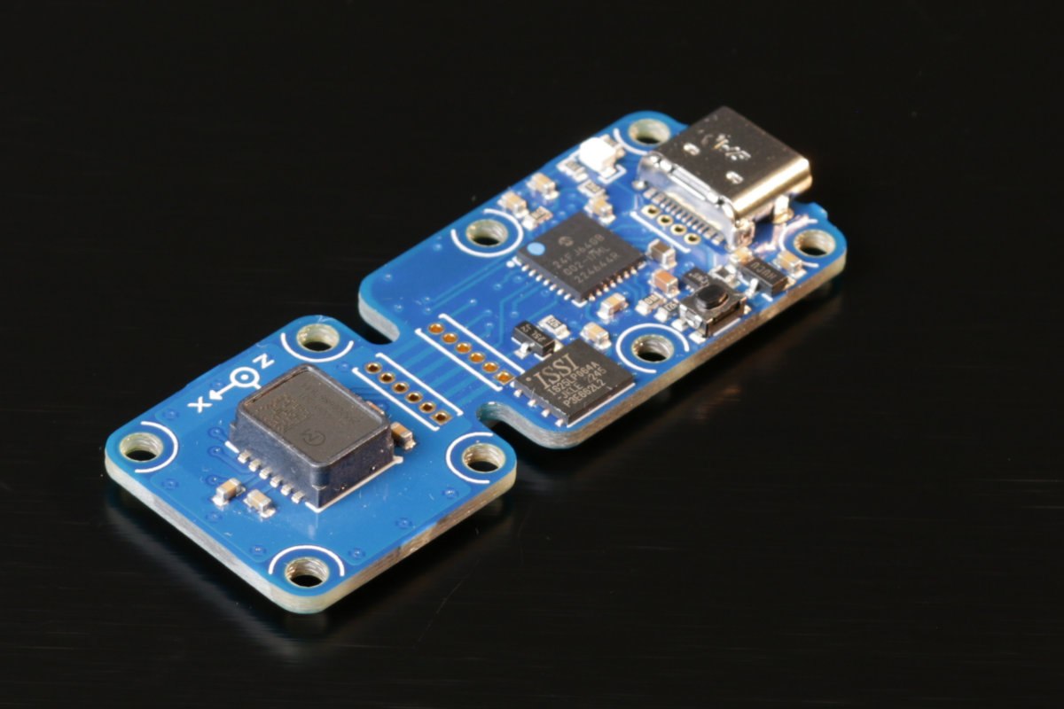 高精度3D傾斜センサ 小型USBモジュール PW-YOC-015