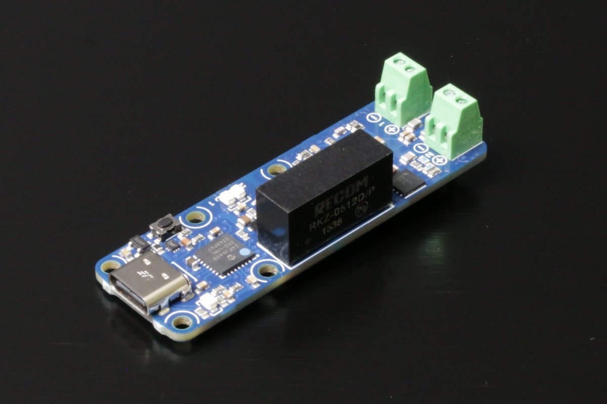 0–10V 2chアナログ信号発生器 小型USBモジュール PW-YOC-020