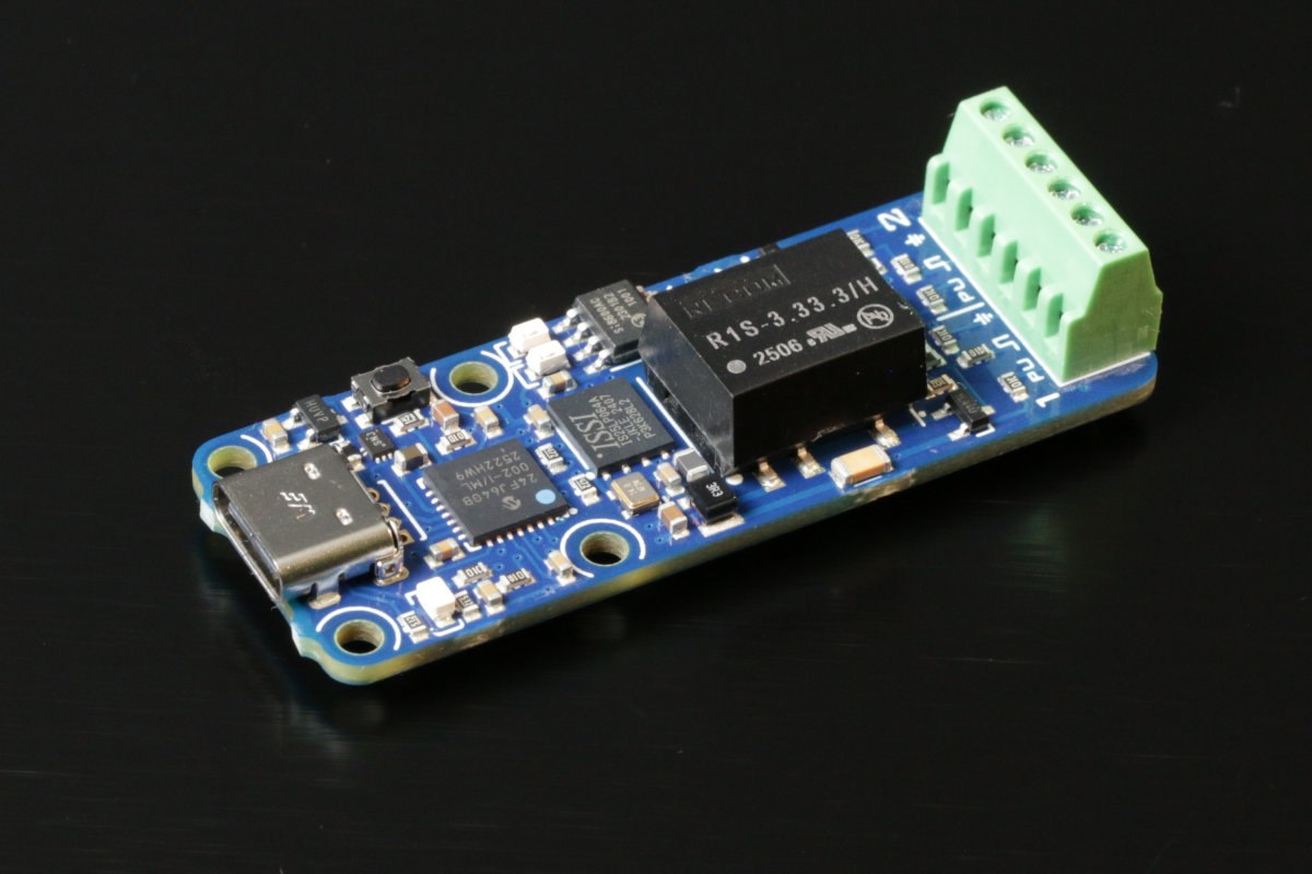 2ch PWM・パルス入力ロガー 小型USBモジュール PW-YOC-031