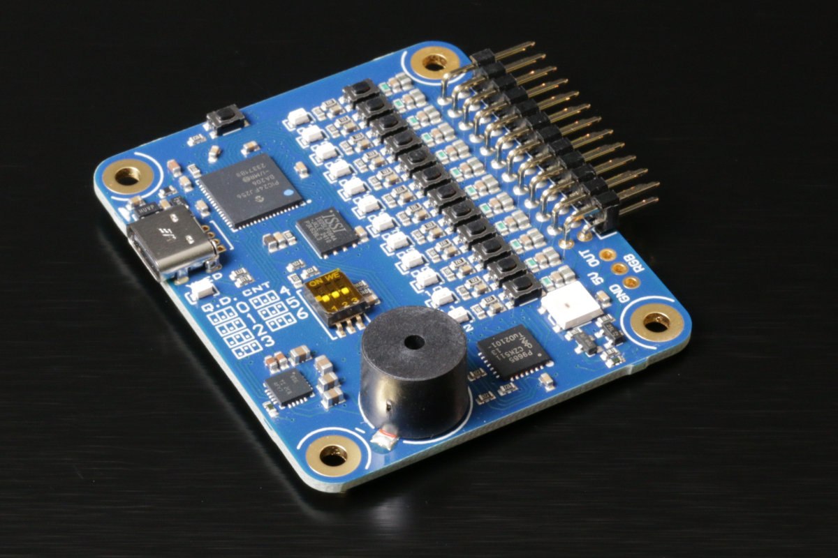 12入力 操作パネル・抵抗入力モジュール 小型USBモジュール PW-YOC-034