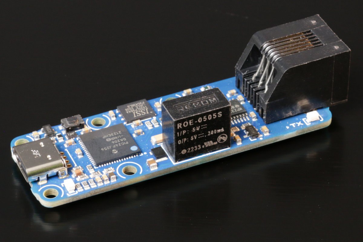 絶縁RS-232通信ゲートウェイ 小型USBモジュール PW-YOC-035