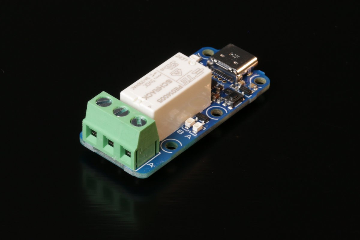 商用電源対応パワーリレー出力 V2 小型USBモジュール PW-YOC-041