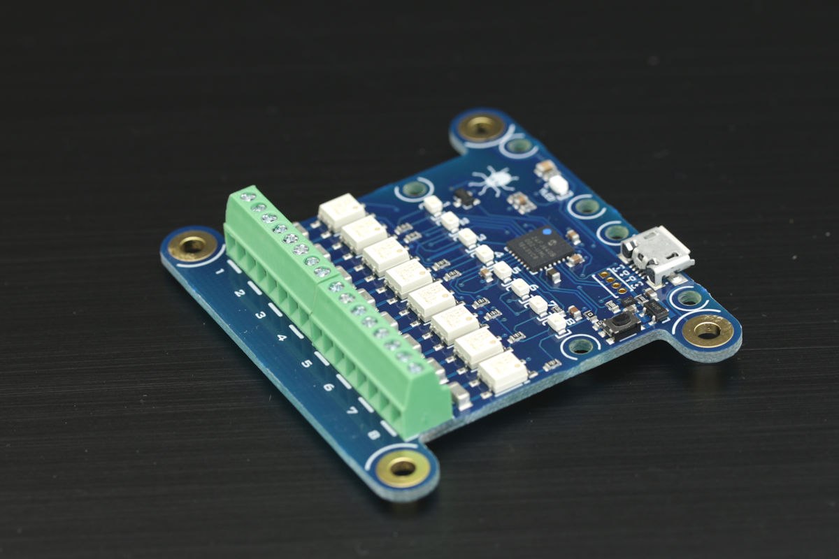 8点ソリッドステートリレー出力 小型USBモジュール PW-YOC-047