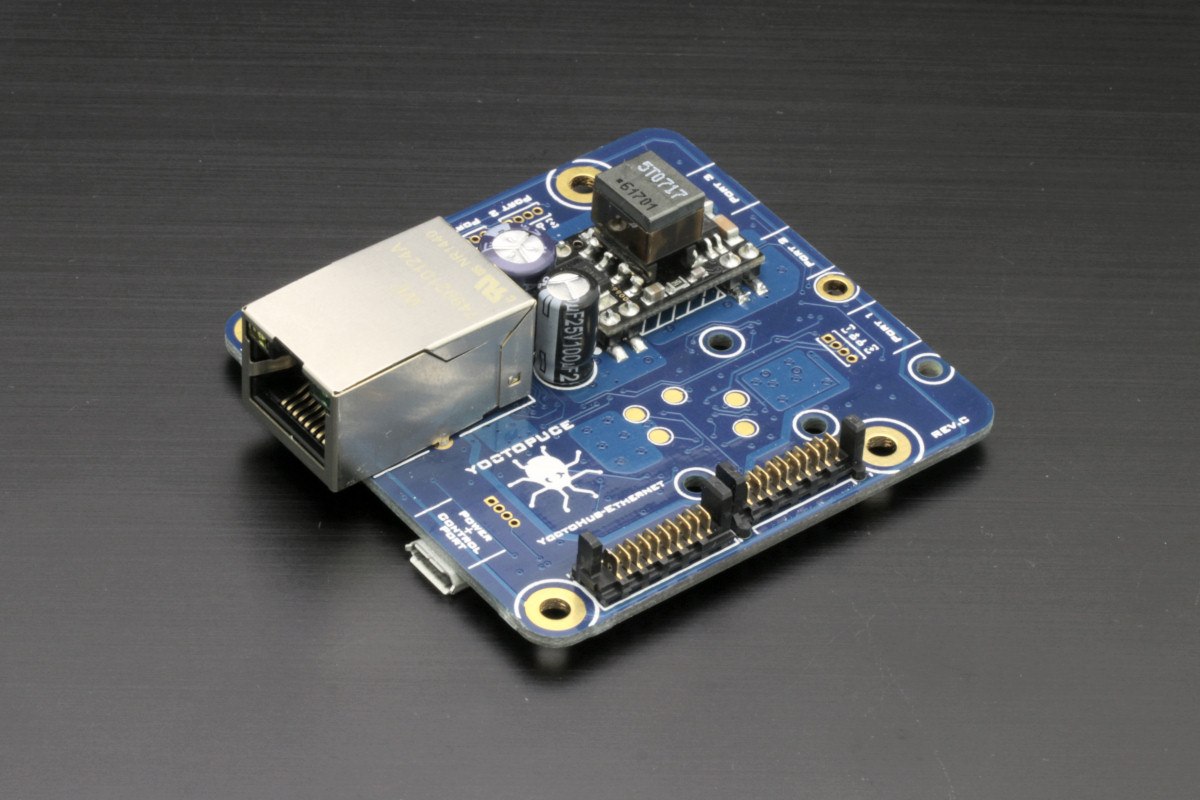PoE対応 Ethernet 3ポートPOC-Hub 小型USBモジュール PW-YOC-054