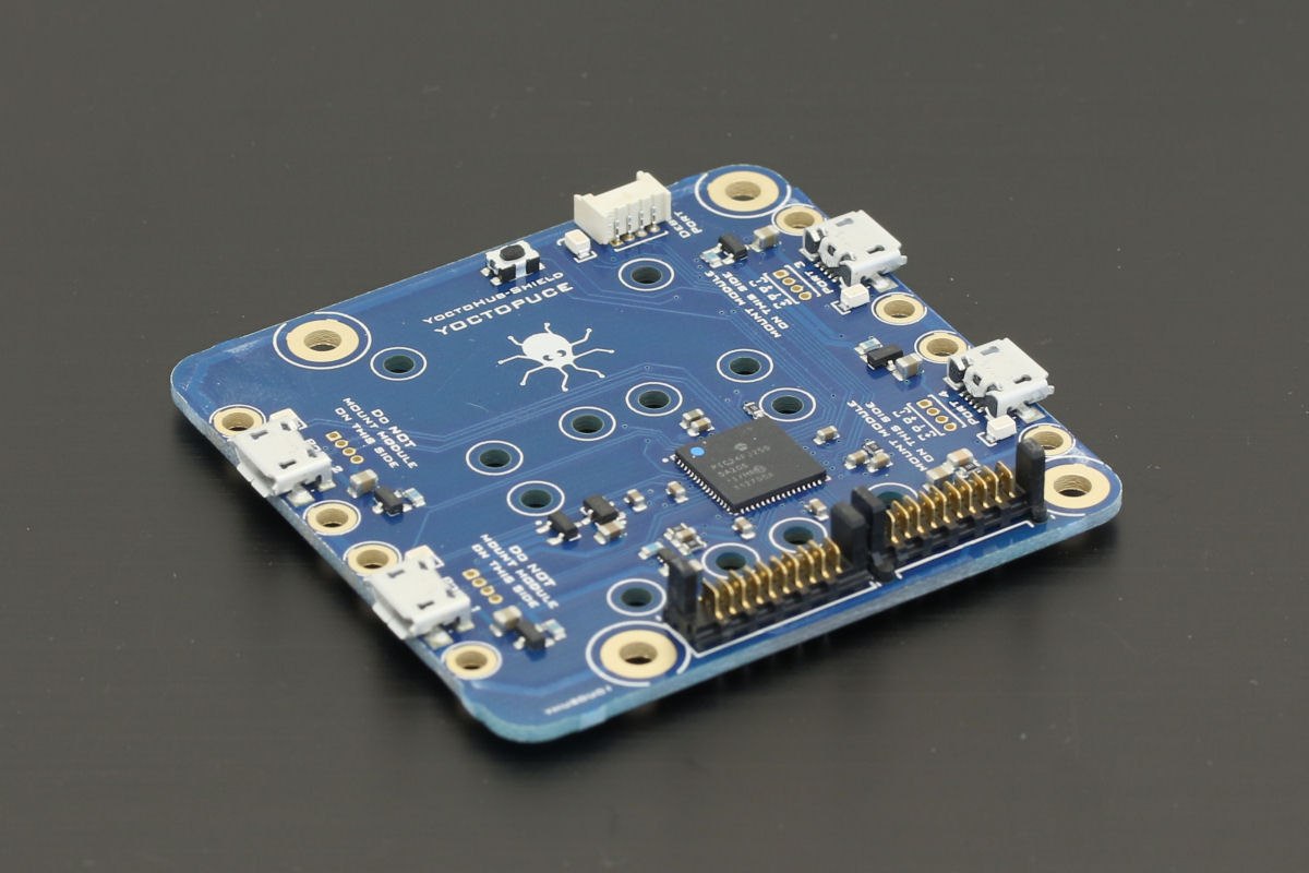 POC-Hub 4ポート拡張シールド 小型USBモジュール PW-YOC-057