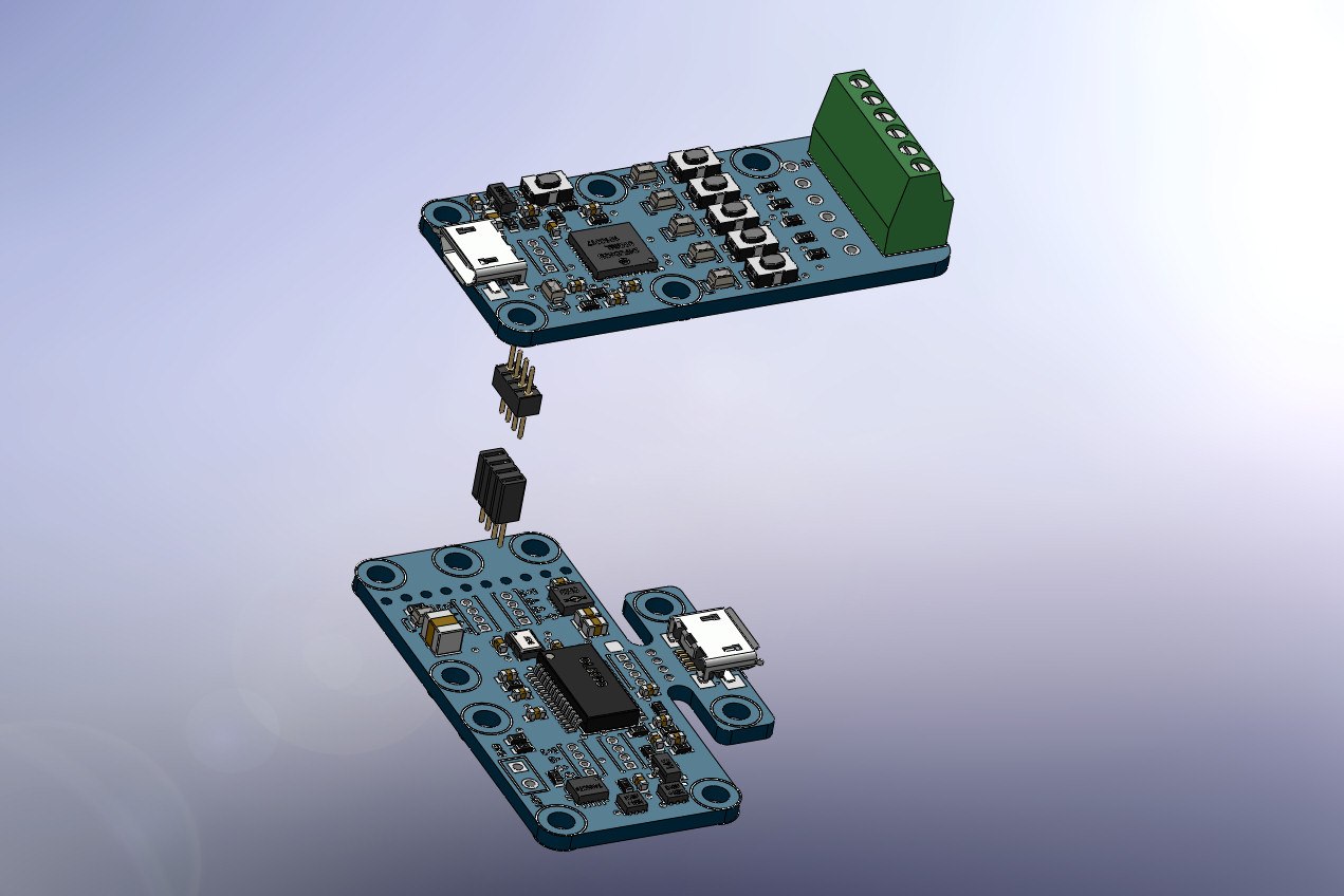 1.27mm基板間コネクタセット 小型USBモジュール PW-YOC-064